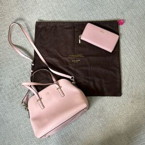 Pink Kate spade purse and wallet